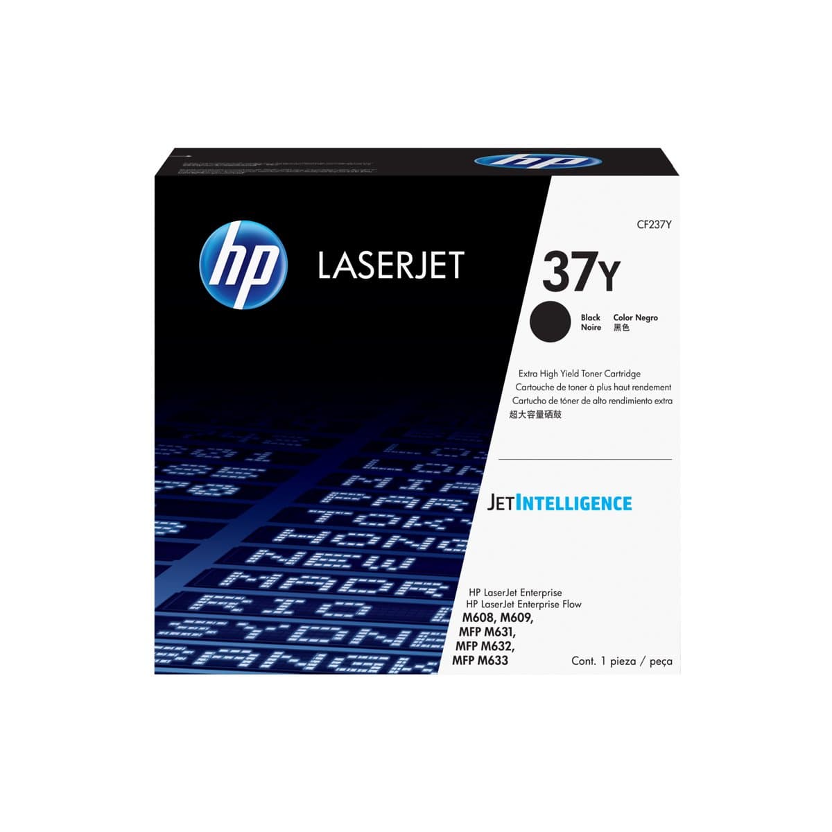 HP 37Y Extra High Yield LaserJet Toner, 41000 Pages, 600 Series