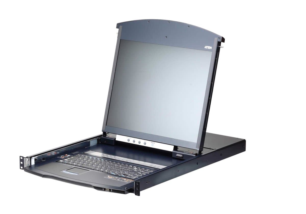 ATEN KL1116VN, 16-Port KVM Over IP, 1U Rack, 1920×1200, 19" LCD