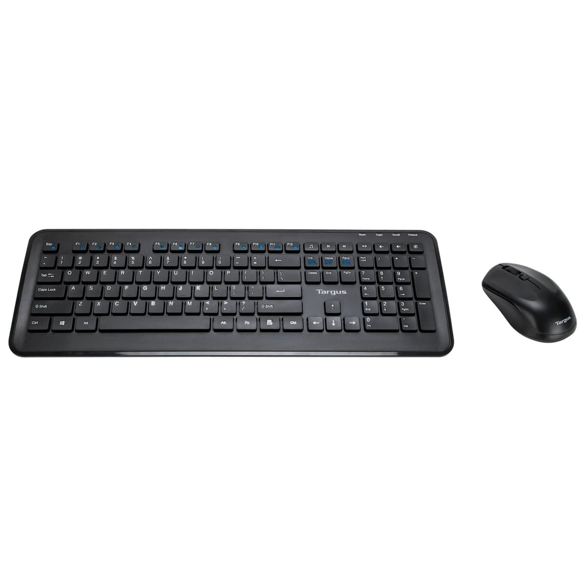 Targus KM610 Wireless Keyboard and Mouse Combo, Full-Size, RF Wireless, Black