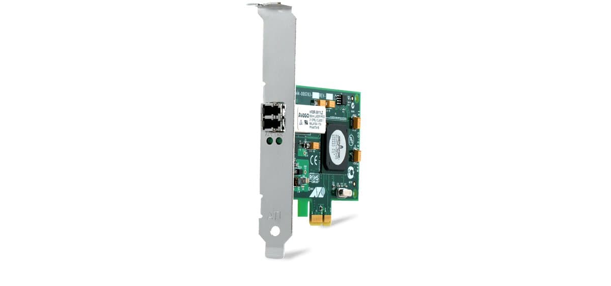 Allied Telesis 2914SP, 1 Gbps, PCIe x1, Fiber SFP, Wake-on-LAN