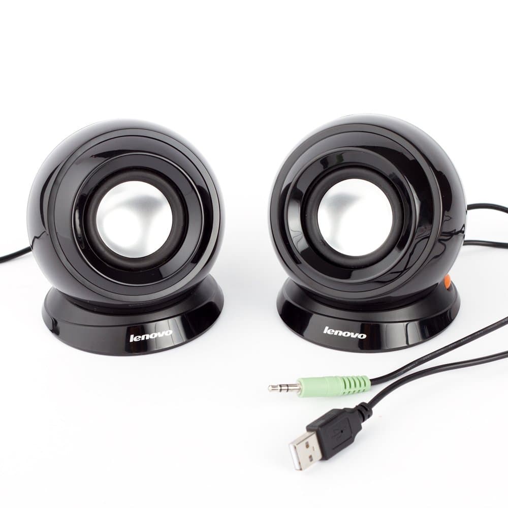 Lenovo M0520 Speaker, 2.0 Channels, 2W, 90–20000 Hz, USB Powered
