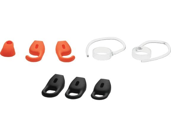 Jabra Stealth UC Ear Gels Pack, 6 Gels, 2 Hooks, Multicolor