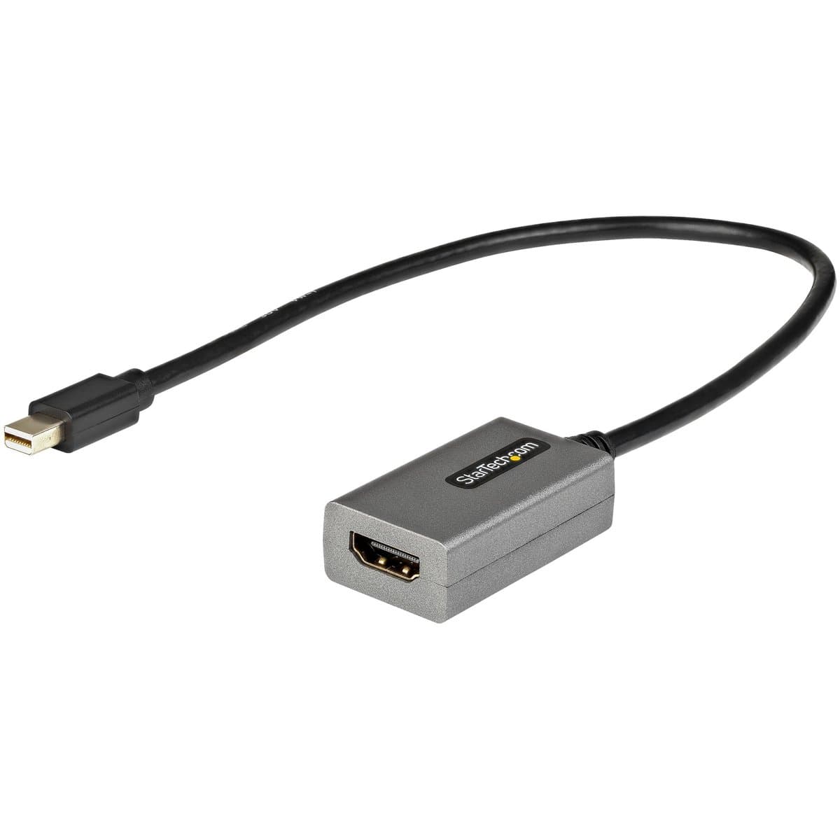 StarTech Mini DisplayPort to HDMI Adapter, 1080p, 12″ Cable, Thunderbolt 1&2