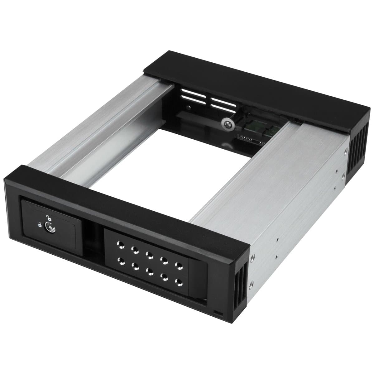 StarTech 5.25 to 3.5 Drive Bay, Hot-Swap Carrier, SATA/SAS, Trayless