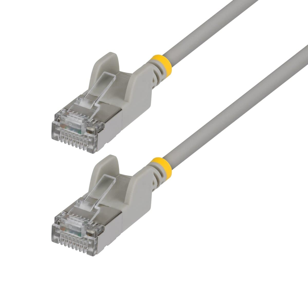 StarTech.com Ultra Slim CAT6a Cable Gray Slim RJ45 FTP Patch Cable