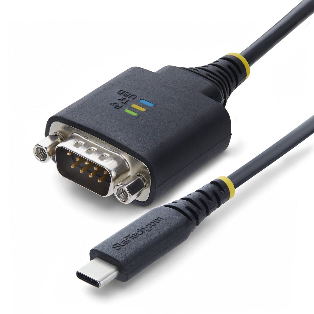 StarTech.com 1ft USB-C Serial Adapter Cable - Ftdi Type-C To Db9 Rs232