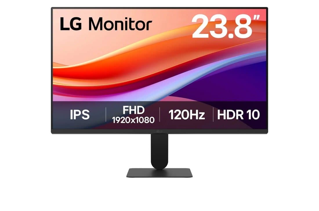 LG 24BF410B-B, 24in Full HD IPS LCD, 1920×1080, 5ms Response, HDMI/D-Sub