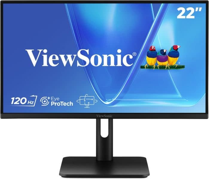 Viewsonic 22" 1080P Ergonomic VA Monitor, HDMI, DisplayPort, VGA
