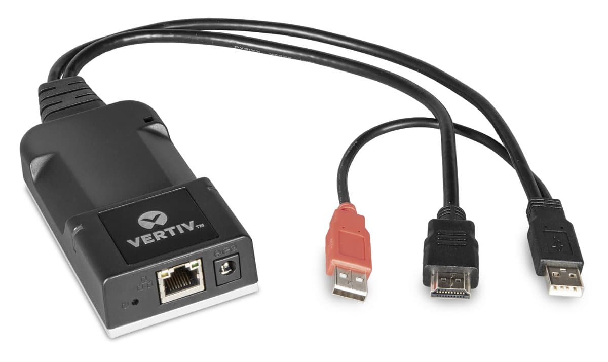 Vertiv Avocent HMXTX KVM Transmitter, 2048×1080 2K, HDMI, USB 2.0, Zero-U