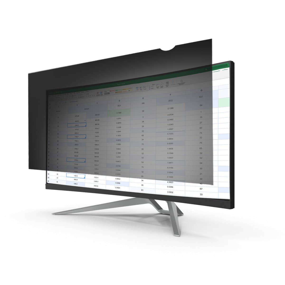 StarTech Monitor Privacy Screen, 34" Ultrawide, 21:9, Blue Light Filter