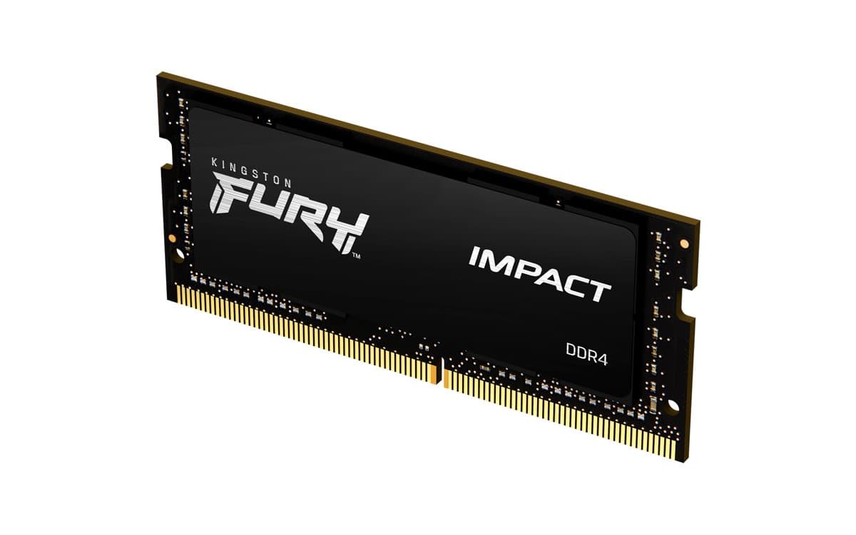 Kingston FURY Impact 32GB DDR4 SODIMM, 3200MT/s, CL20, Laptop