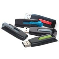 Verbatim 32GB V3 USB 3.0 5-Pack Store N Go Retractable Assorted