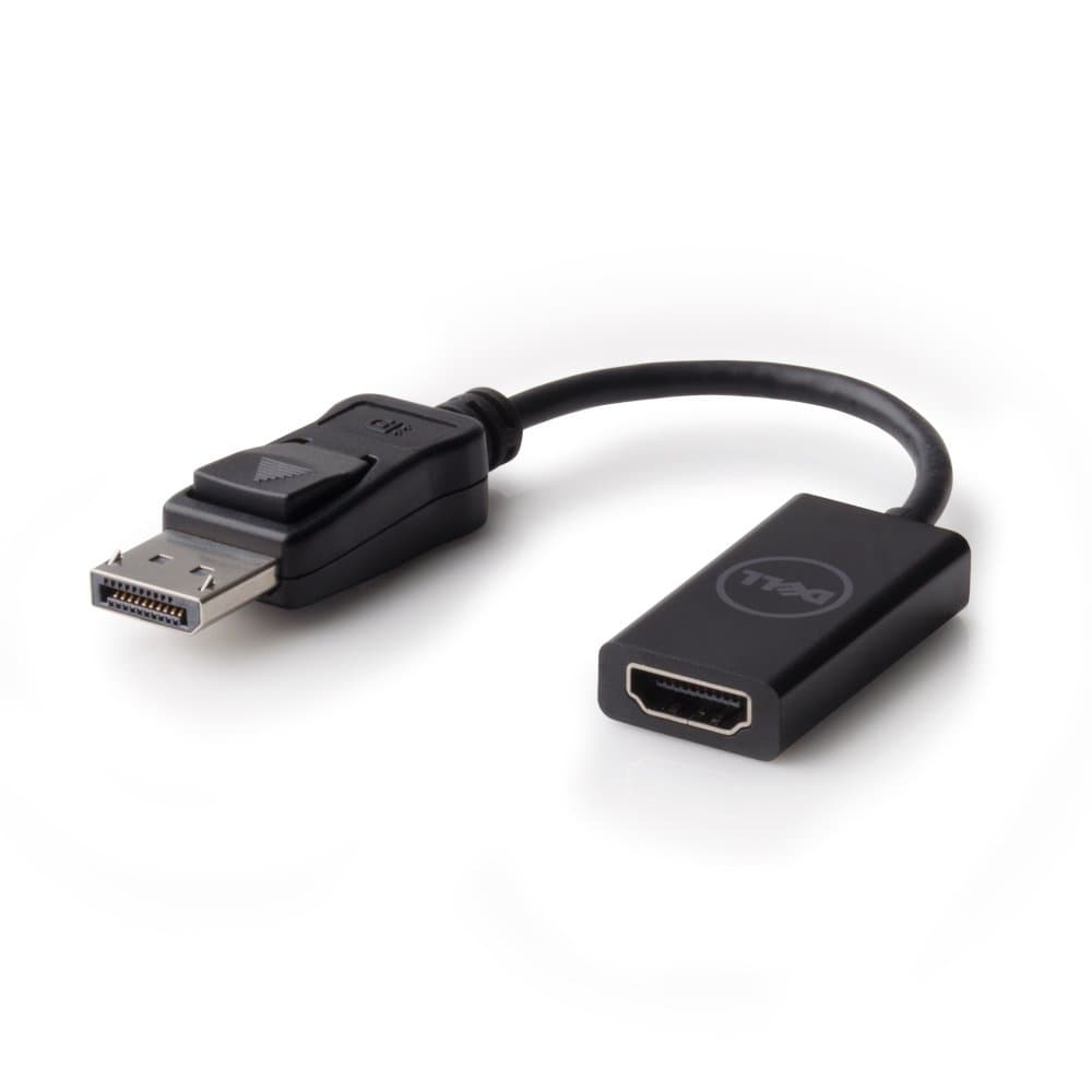 Dell DisplayPort to HDMI 4K Adapter, 60 Hz, 0.2 m, Straight