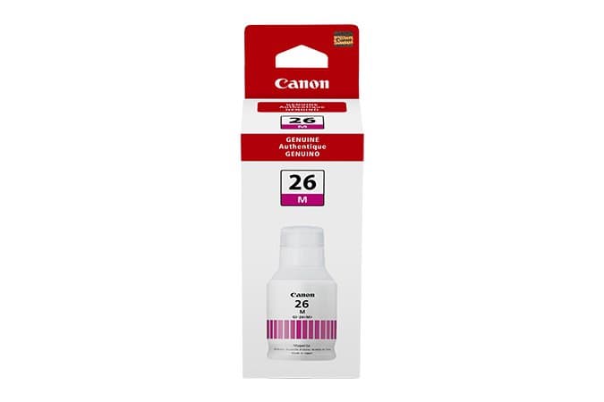 Canon GI-26 Magenta Ink Tank, 14000 Pages, 132 ml, MegaTank