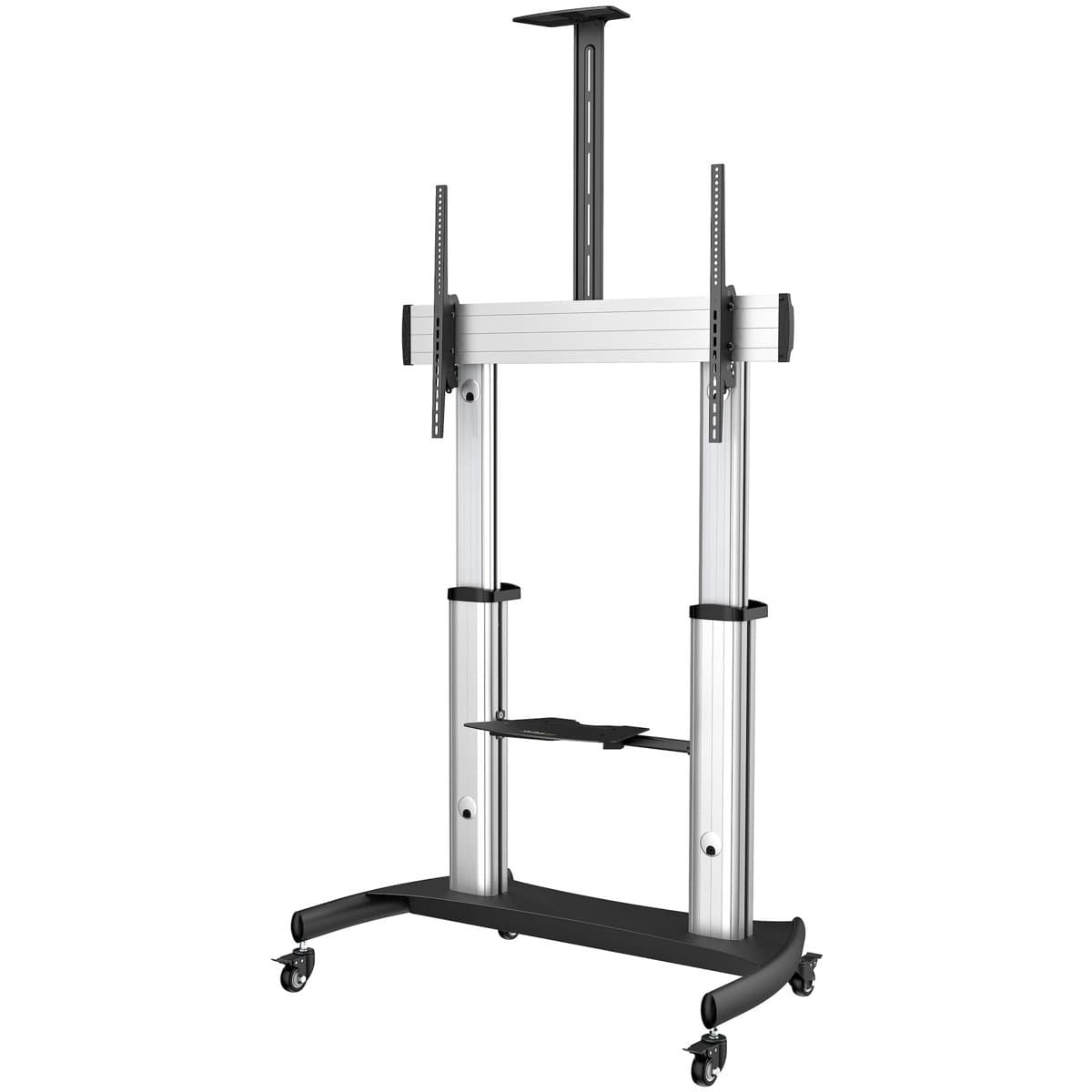 StarTech Mobile TV Stand, 60–100", 100kg, Height Adjustable, -10–5° Tilt
