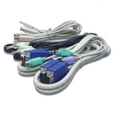 Vertiv Avocent KVM Cable, Dual DVI-D, USB KB/Mouse, Audio, 1.8m