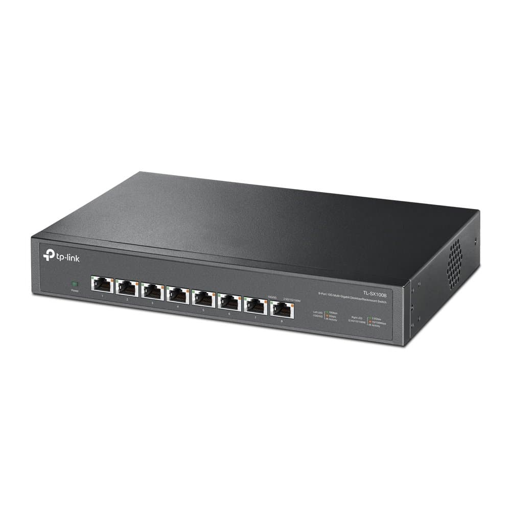 TP-Link TL-SX1008, 8-Port 10G Unmanaged Switch, 160 Gbit/s, 1U