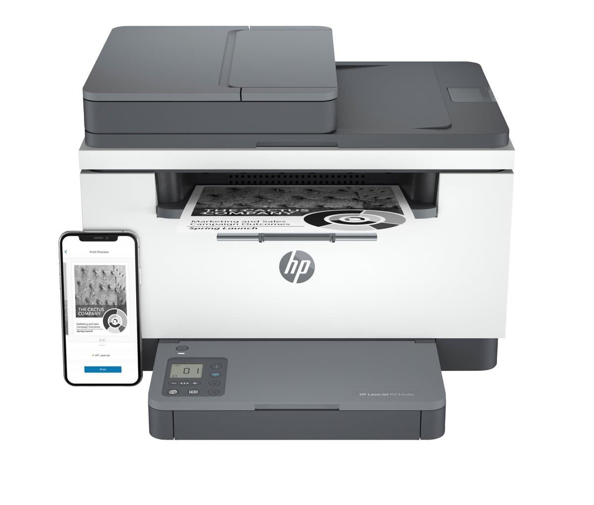 HP LaserJet M234sdw Printer, 29 ppm, 600 DPI, Duplex, Wireless