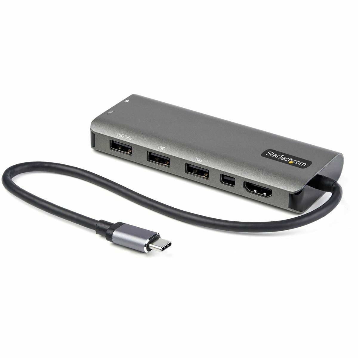 StarTech USB-C Multiport Adapter, 100W PD, 4K, 4-Port USB Hub