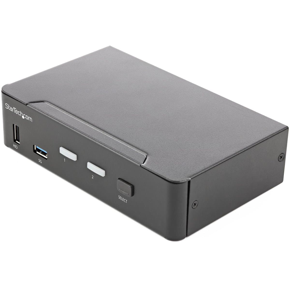StarTech 2-Port HDMI KVM Switch, 4K 60Hz, HDMI 2.0, USB 3.0 Hub, TAA