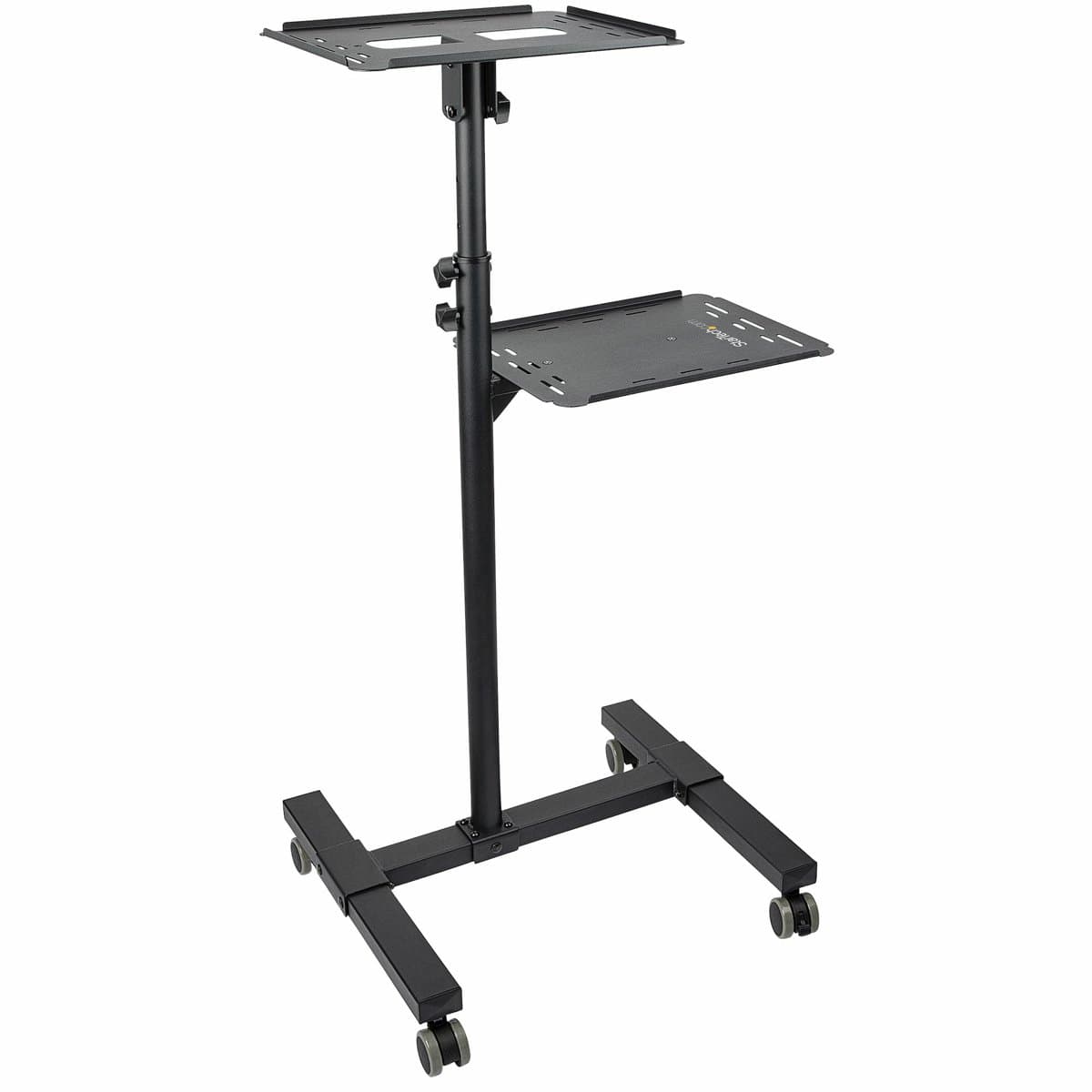 StarTech Mobile Projector & Laptop Stand, 2-Shelf, 22 lb, Height Adjustable