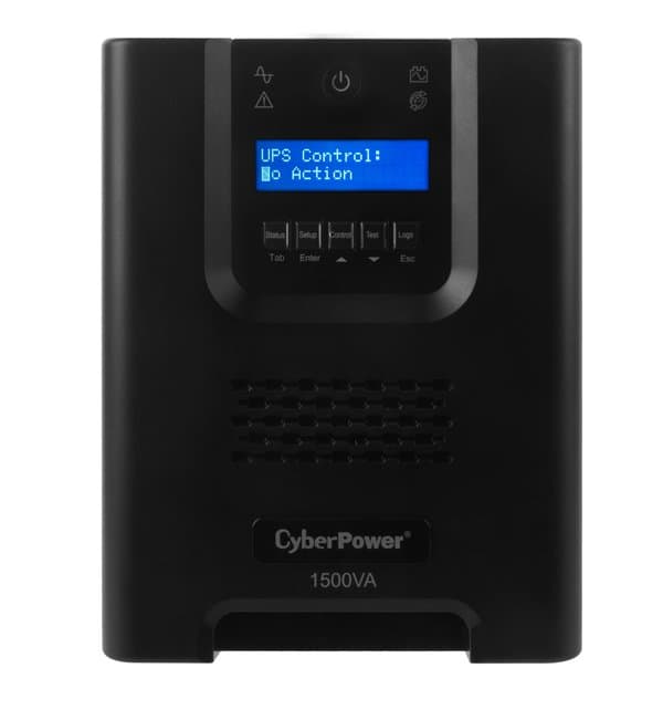 CyberPower PR1500LCD Smart UPS, 1.5kVA, 1050W, 8 Outlets, LCD