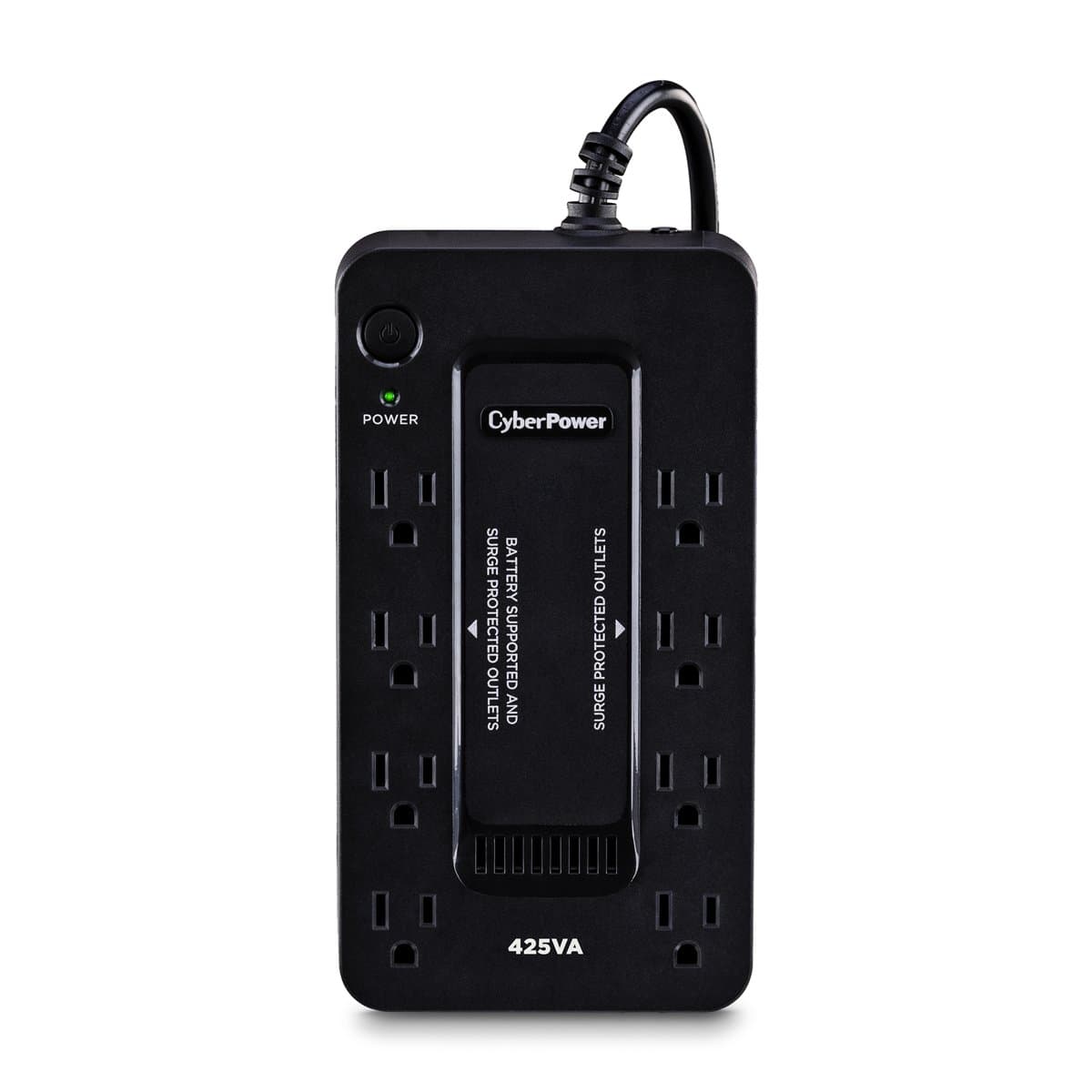 CyberPower ST425 Standby UPS, 425VA/260W, 8 NEMA 5-15 Outlets, 12V SLA, 5ft Cord