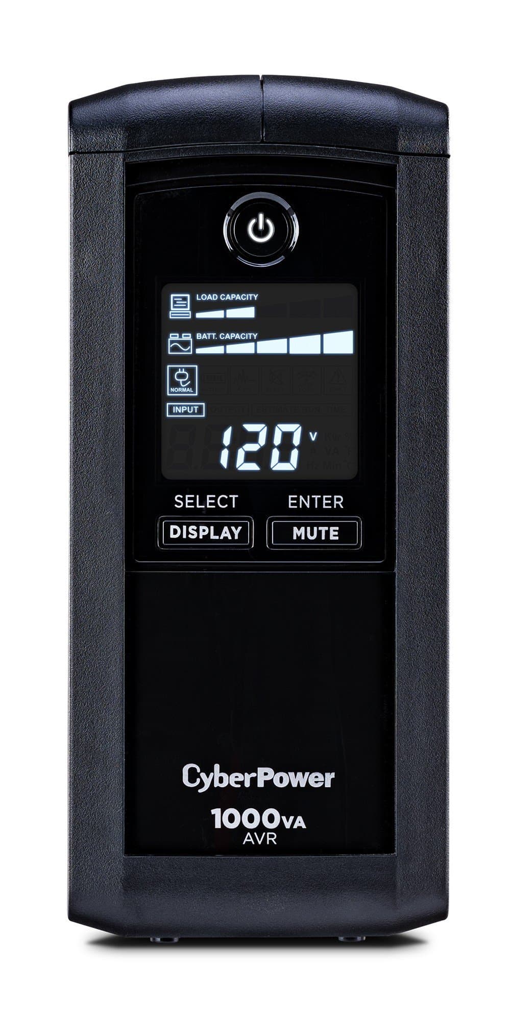 CyberPower CP1000AVRLCD, 1000VA 600W UPS, Minitower, VRLA, 60Hz