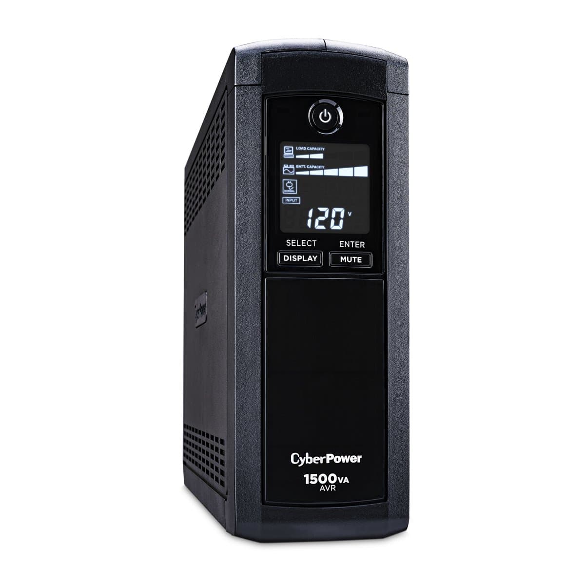 Cyberpower 1500VA/900W Mini-Tower Avr UPS 12 Outlet LCD Serial/USB 3-Year Wty
