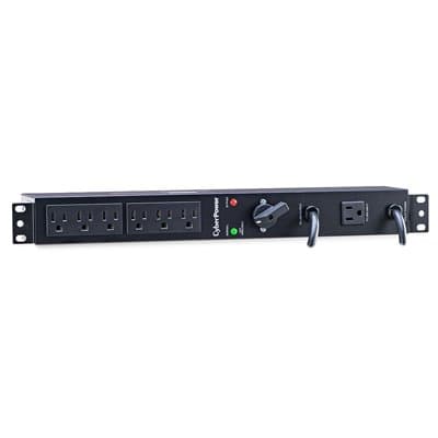 CyberPower MBP15A6 Maintenance Bypass PDU, 15A, 6 Outlets, NEMA 5-15R, 1U