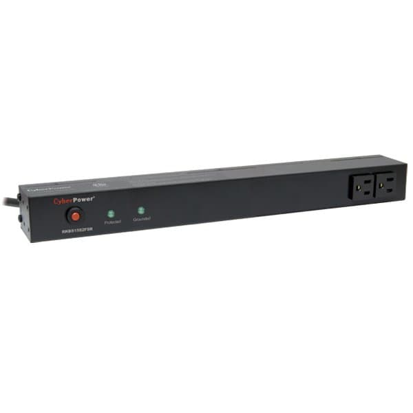 CyberPower RKBS15S2F8R, 10-Outlet Surge Suppressor, 120V 15A, 3600J, 15ft Cord