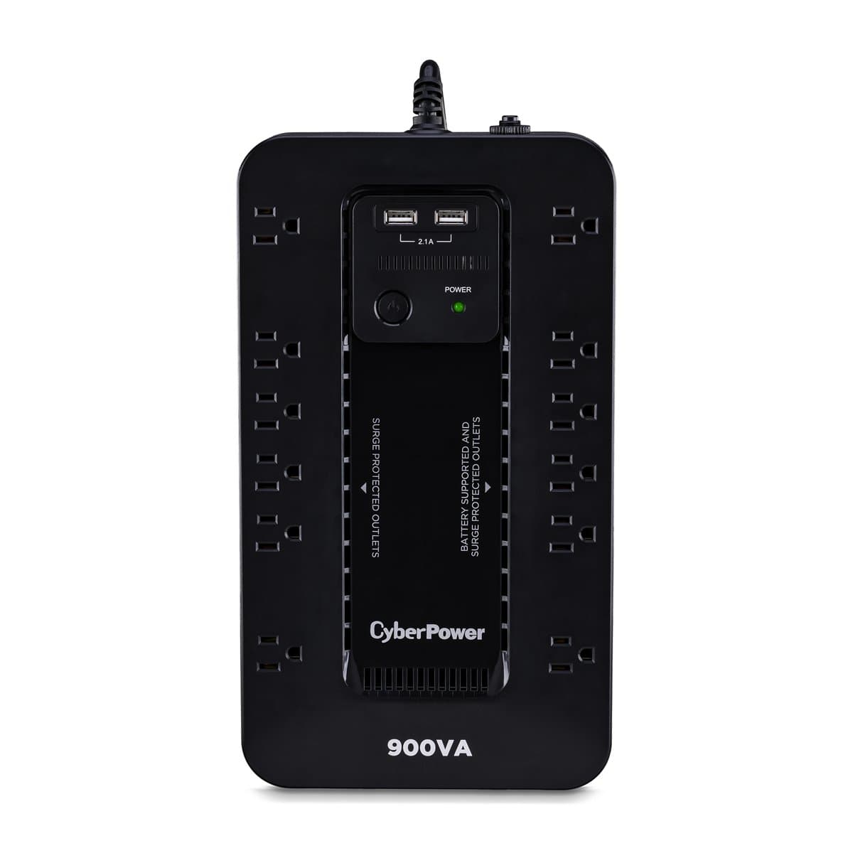 CyberPower ST900U, Standby UPS 900VA/500W, 120V, 12 Outlets, 3-Year Warranty