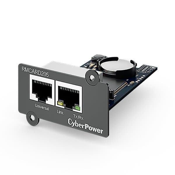 CyberPower RMCARD205 Network Management Card, Fast Ethernet, RJ-45