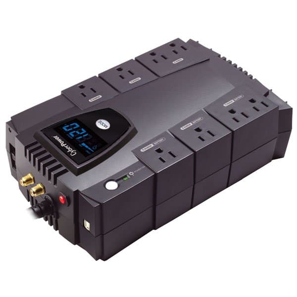 Cyberpower CP825AVRLCD UPS, 825VA 450W, Line-Interactive, 1030J Surge Protection