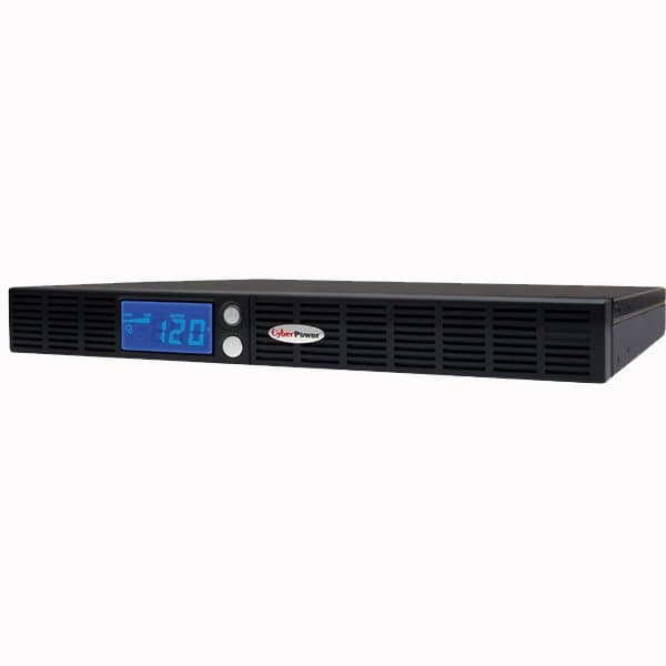 CyberPower OR700LCDRM1U 1U Rackmount UPS, 700VA/400W, 6 Outlets, LCD Display
