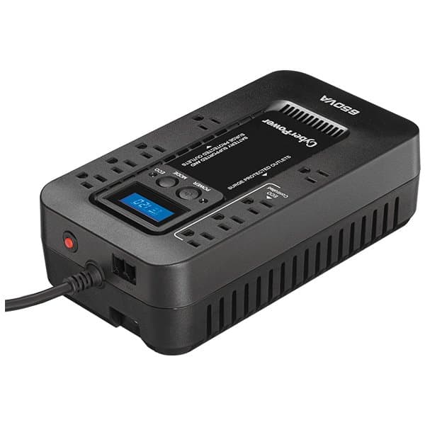 Cyberpower 650VA UPS 120V Standby Ecologic Eco UPS LCD 8 Out 5-15R RJ11 3-Year