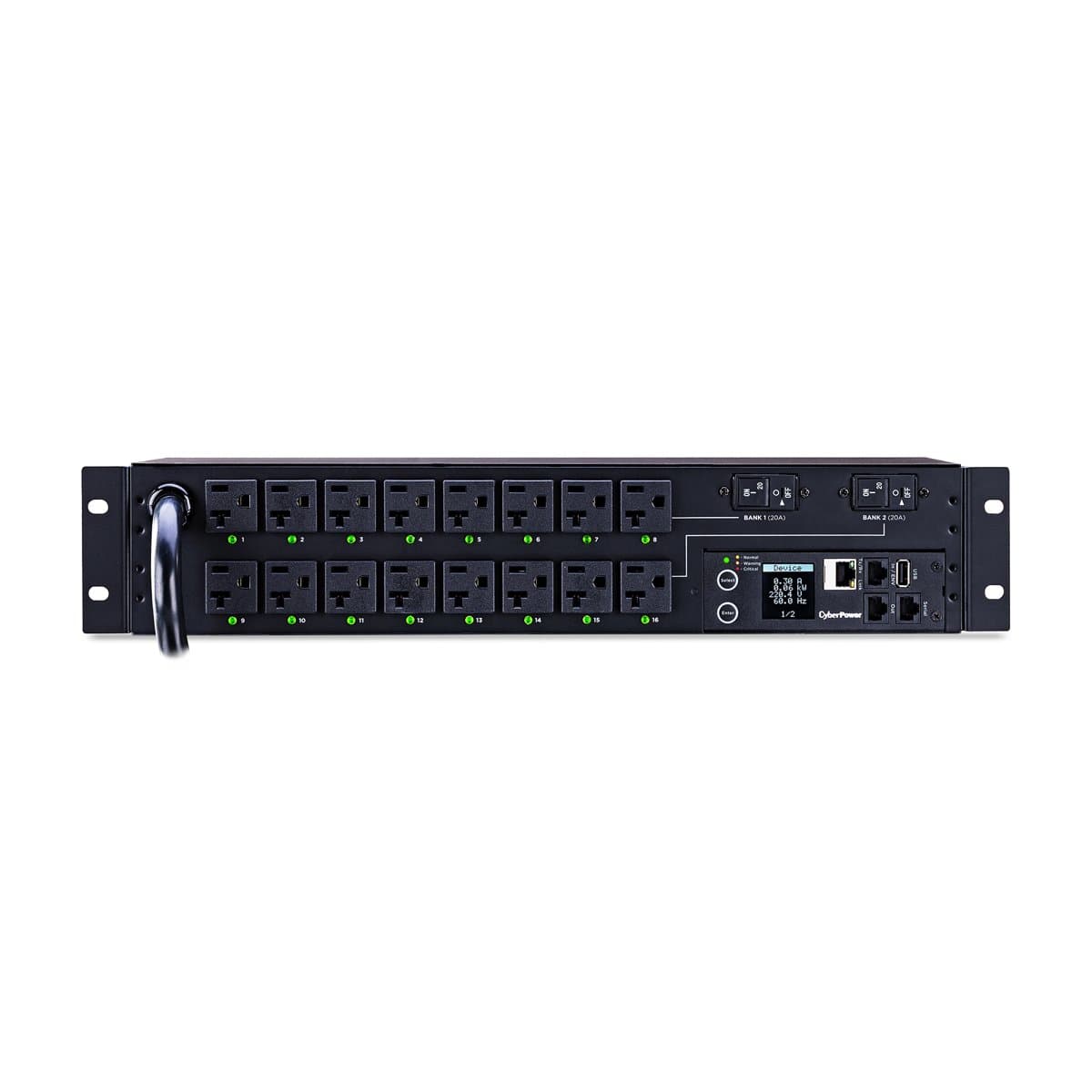 Cyberpower Switched PDU SNMP 30A L5-30P 120V 5-20R Out 2U 12ft 3-Year Wty