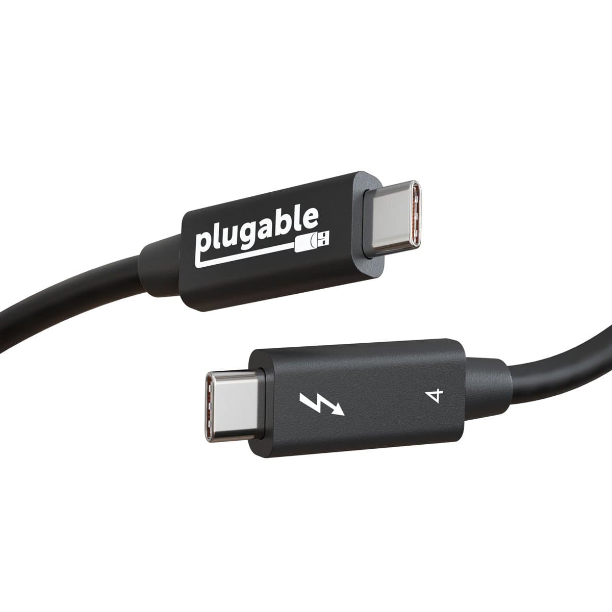 Plugable TBT4-40G2M Thunderbolt 4, 2m, 40 Gbps, 100W, 4K/8K