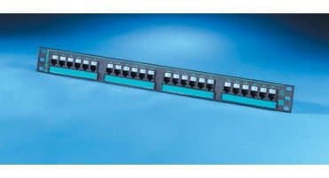 Legrand Clarity 6, 24-Port Cat6 Patch Panel, 1U, 6-Port Modules