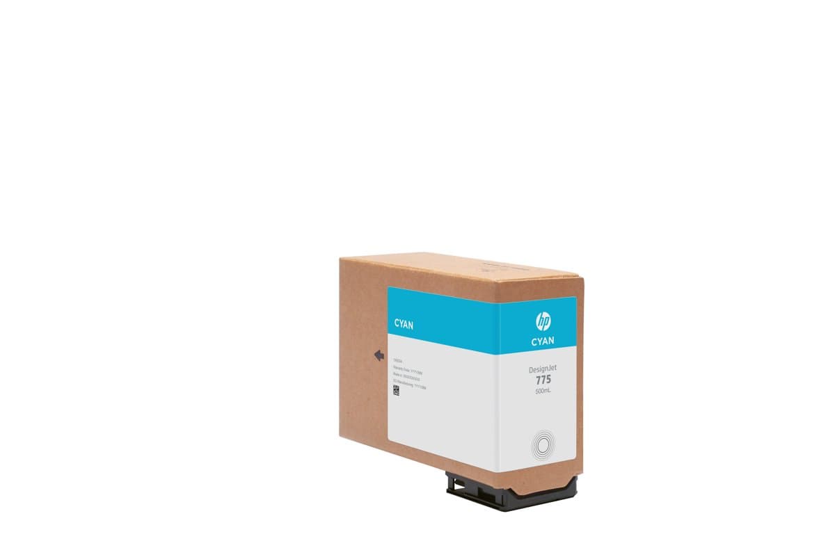HP 775 500ML Cyan DesignJet Ink Cartridge