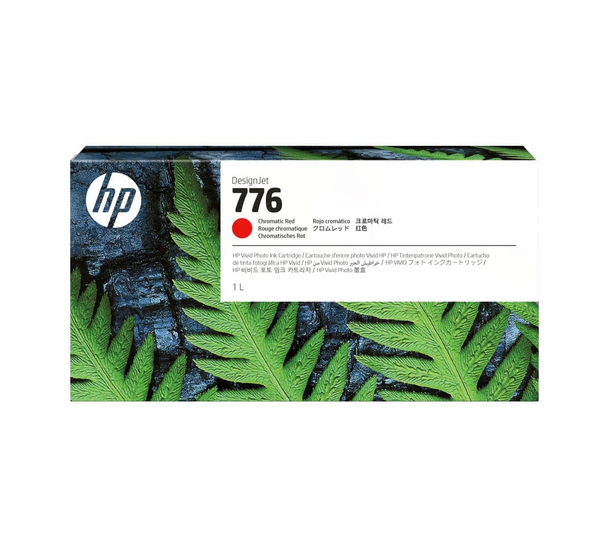 HP 776 1-liter Chromatic Red Ink Cartridge, DesignJet Z9+ Pro, Thermal Inkjet