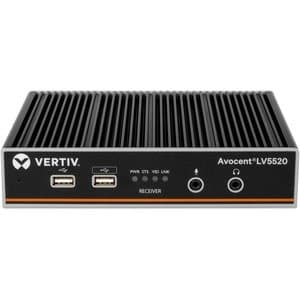 Vertiv Avocent LV5520R Receiver, Wireless KVM Extender, 4K@60Hz, DisplayPort
