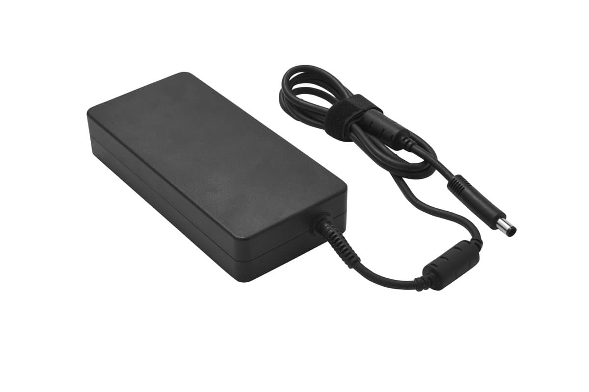 HP 7.4mm 280W Smart AC Adapter, Workstation, 180×85mm, Black