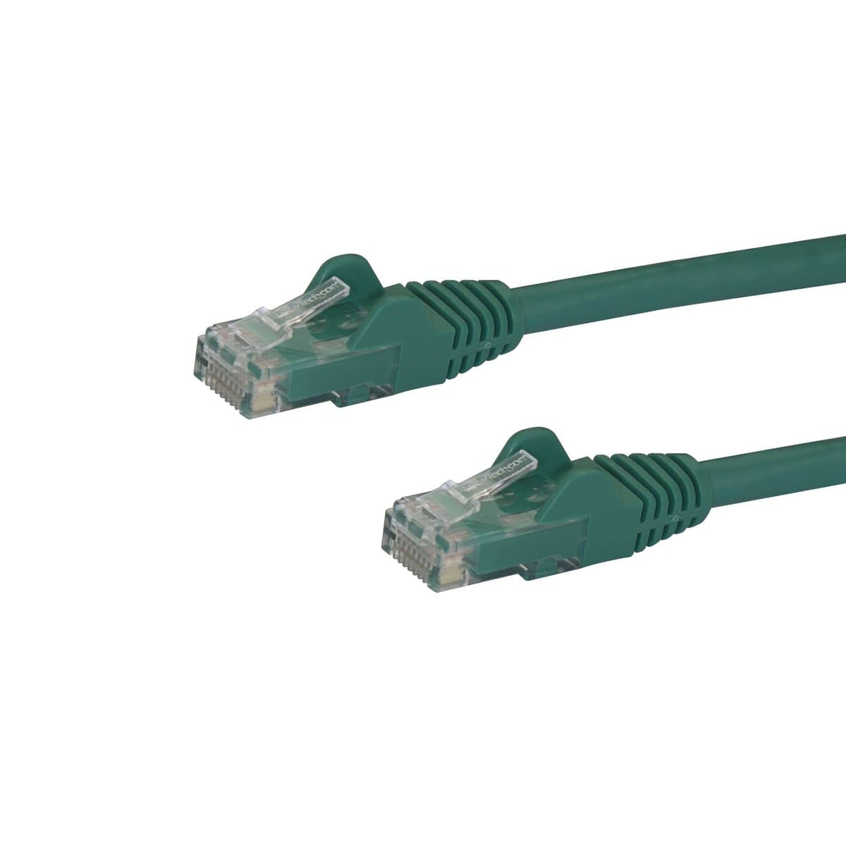 StarTech 2 ft CAT6 Ethernet Cable, Green Patch Cord, Gigabit, 100W PoE
