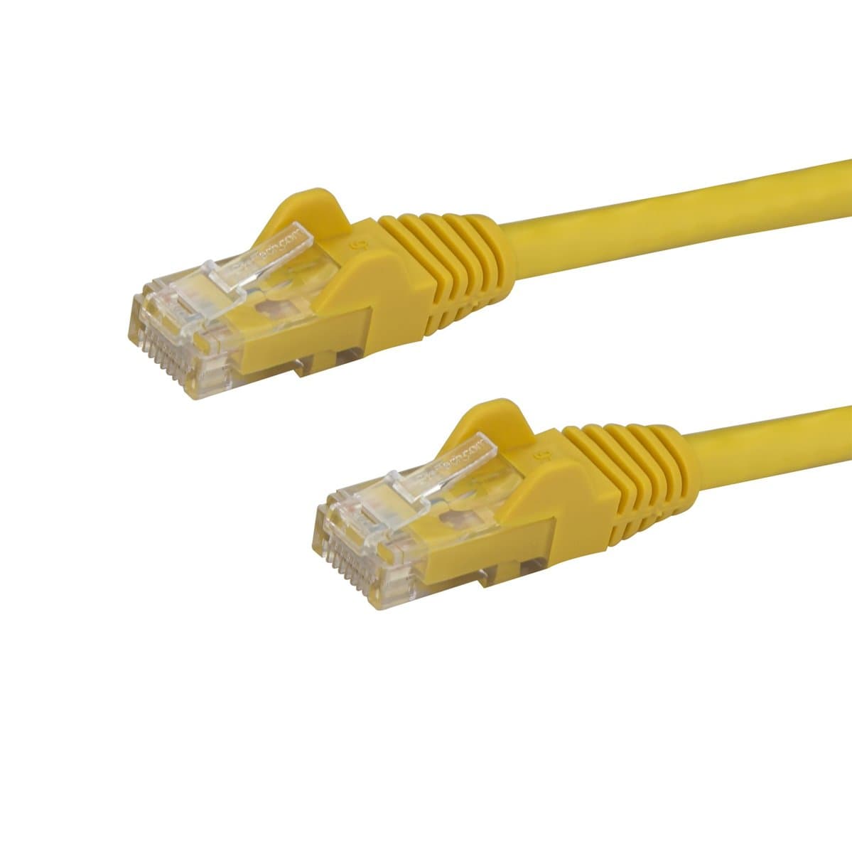 StarTech CAT6 Ethernet Cable, Yellow Network Patch, 1 Gbps, PoE 100W
