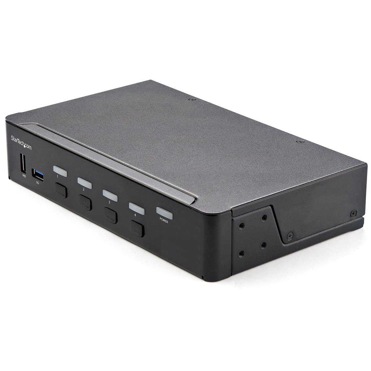 StarTech 4-Port HDMI KVM Switch, 4K 60Hz, USB 3.0 Hub, Audio
