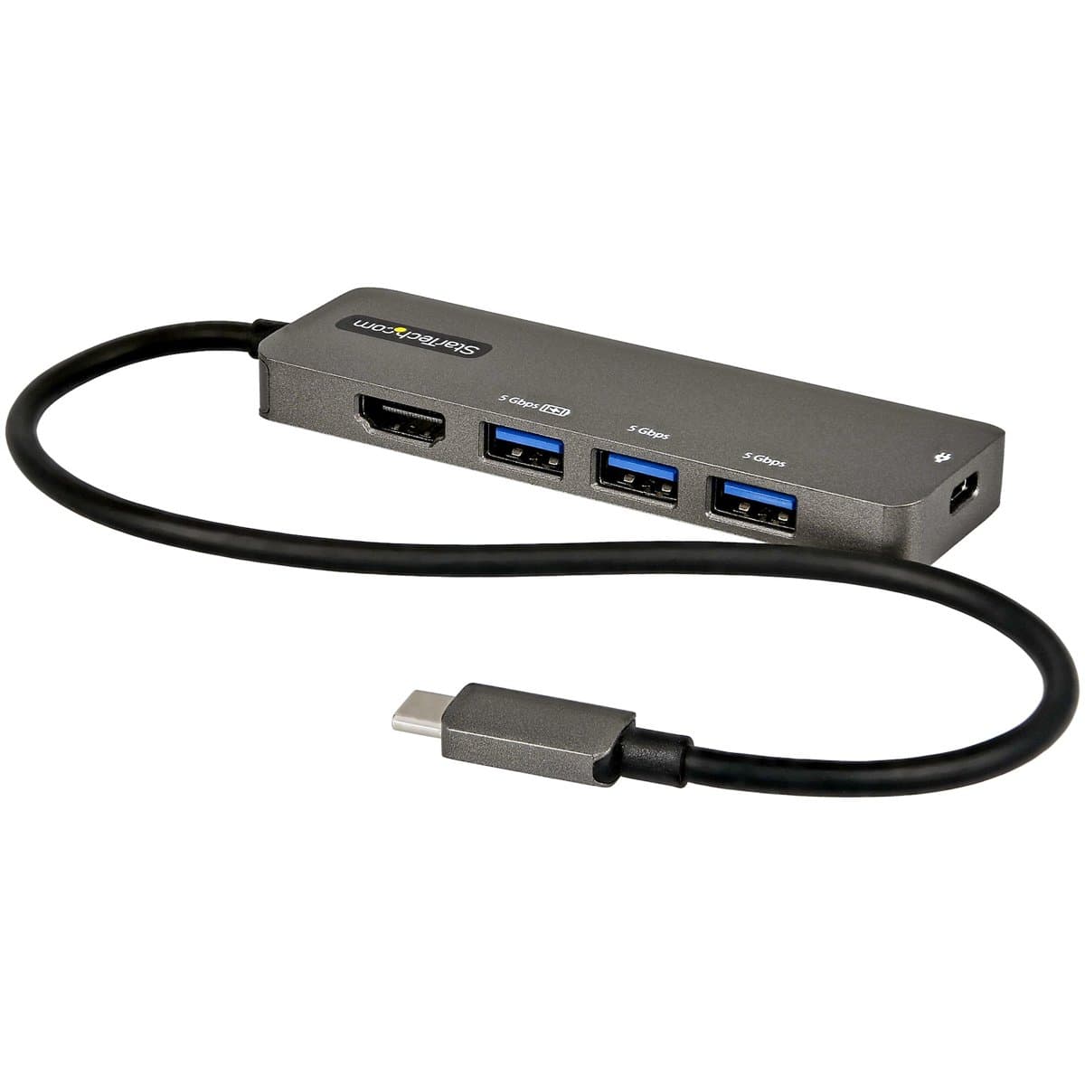 StarTech USB-C Multiport Adapter, 100W PD, 4K HDMI, 4× USB 3.0