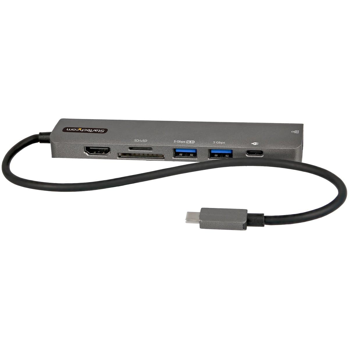 StarTech USB-C Multiport Adapter, 4K HDMI, 100W PD, Gigabit Ethernet