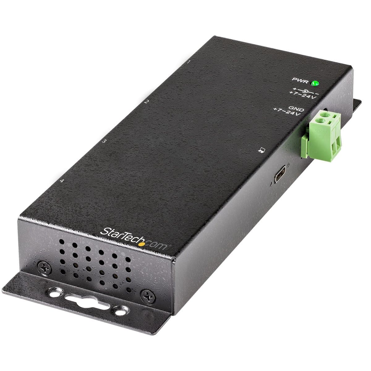 StarTech.com 4 Port USB C Hub 10GBPS Metal Industrial Mountable USB 3.1