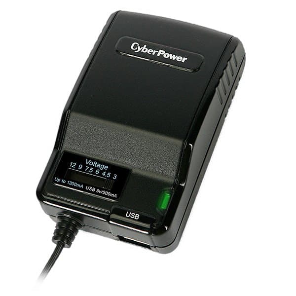 Cyberpower Universal Power Adapter 3-12V 1300MA Ac NEMA 5-15P Plug 1-Year Warr